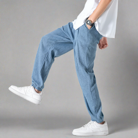 Classic Cotton-Linen Pants